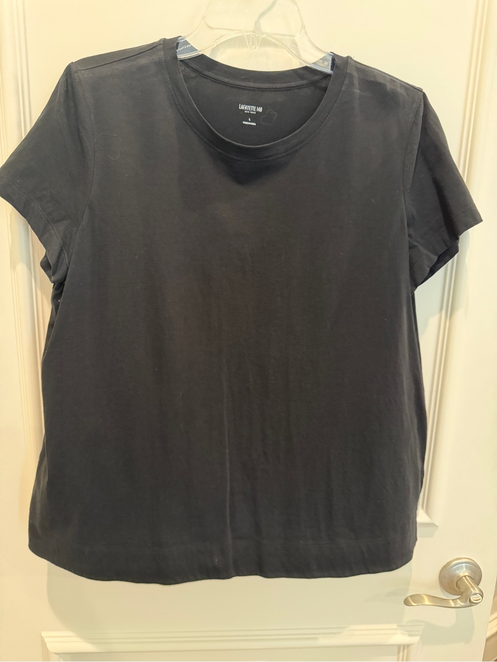 Lafayette 148 New York Black Tee